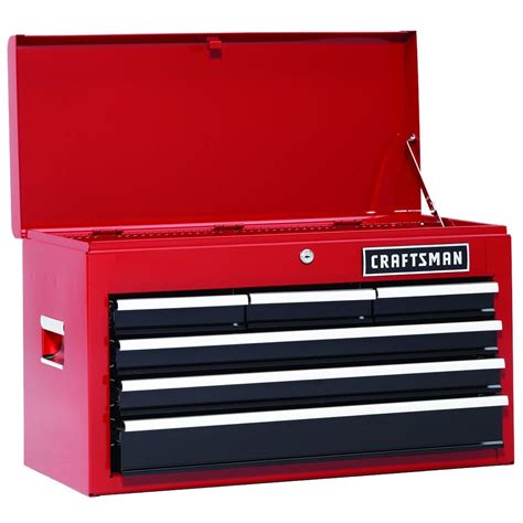 old stack on tool box red steel 6 drawer|Old Red Tool Box .